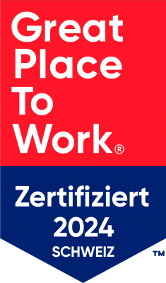 Great Place to Work - Zertifiziert 2024 - Siegel