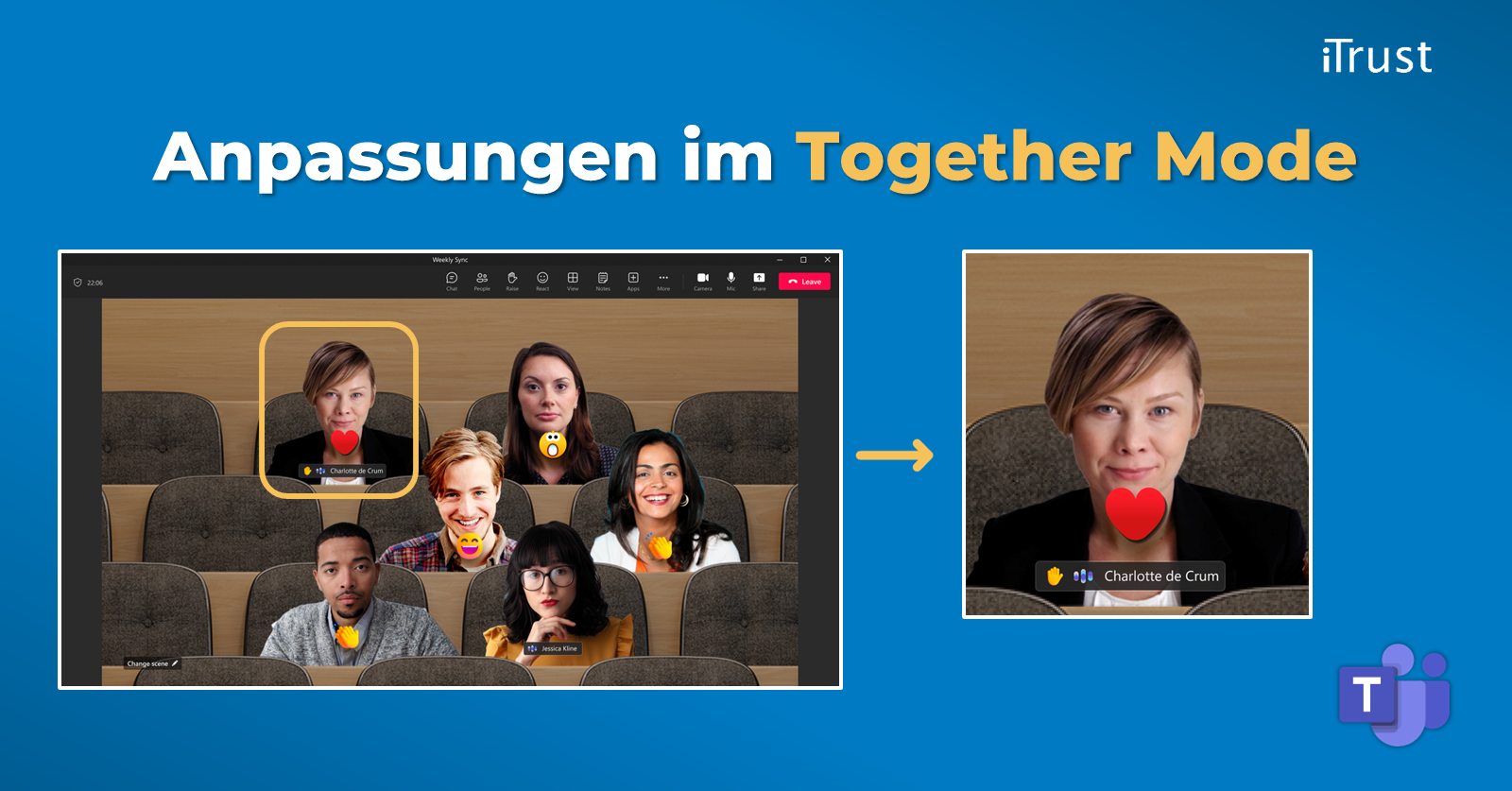 MS Teams Update Juni 2023 Together Mode