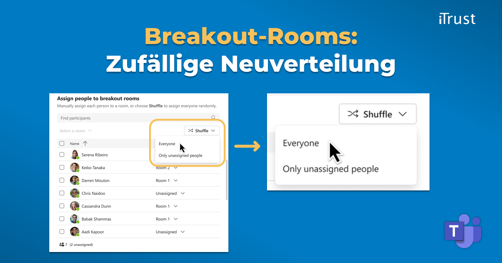 MS Teams Update Juni 2023 Breakout Rooms