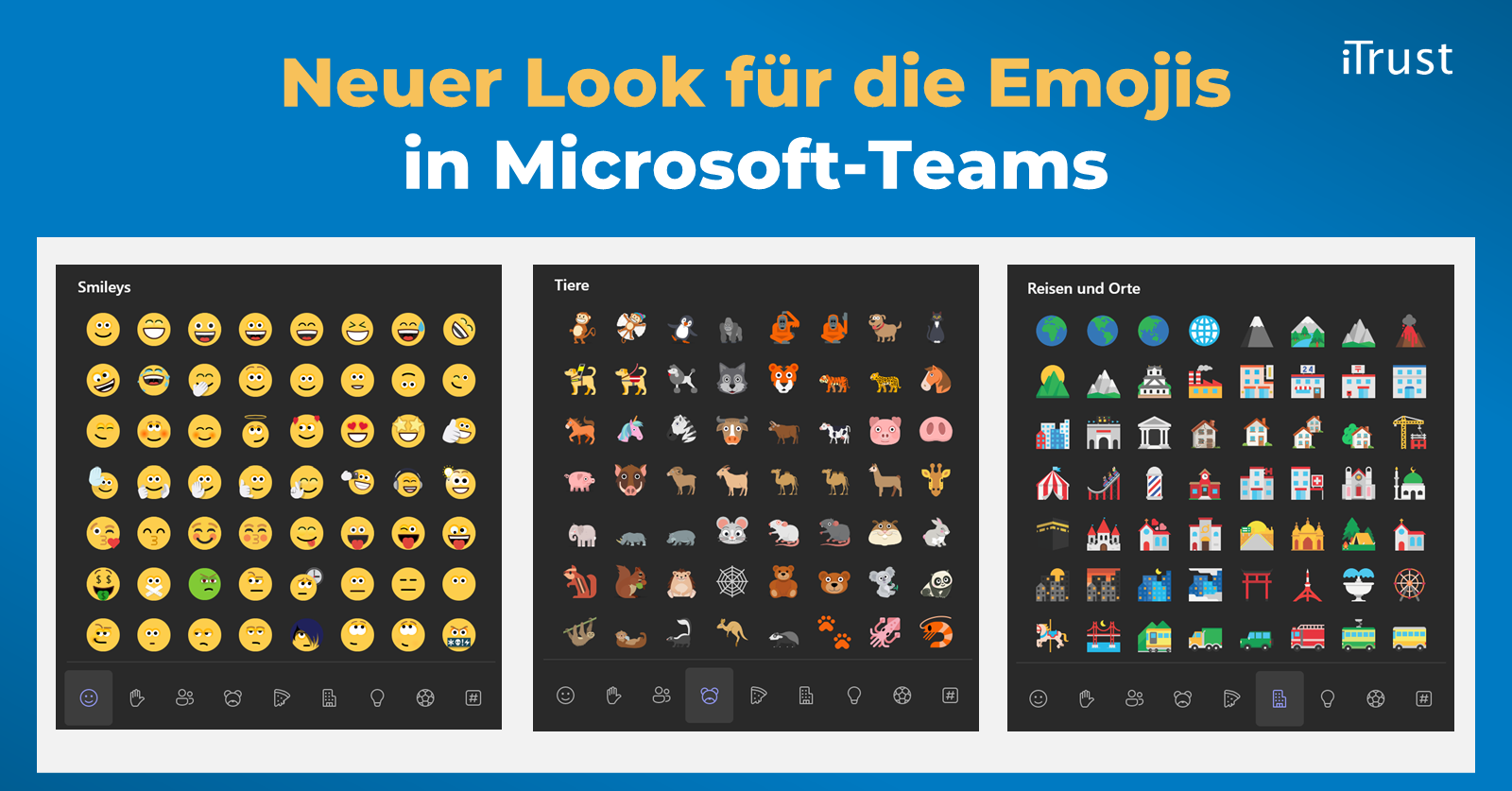 Neuer Look für die Emojis in Microsoft-Teams