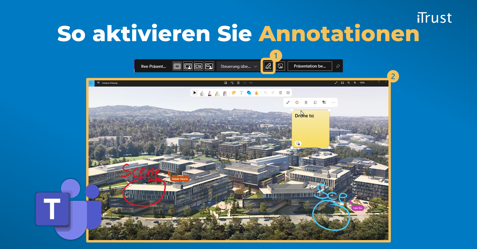 Microsoft Teams: Annotationen aktivieren