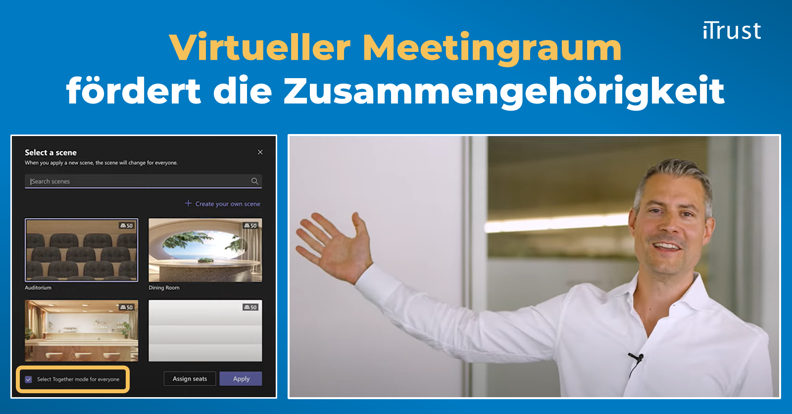Virtueller Meetingraum fördert Zusammengehörigkeit