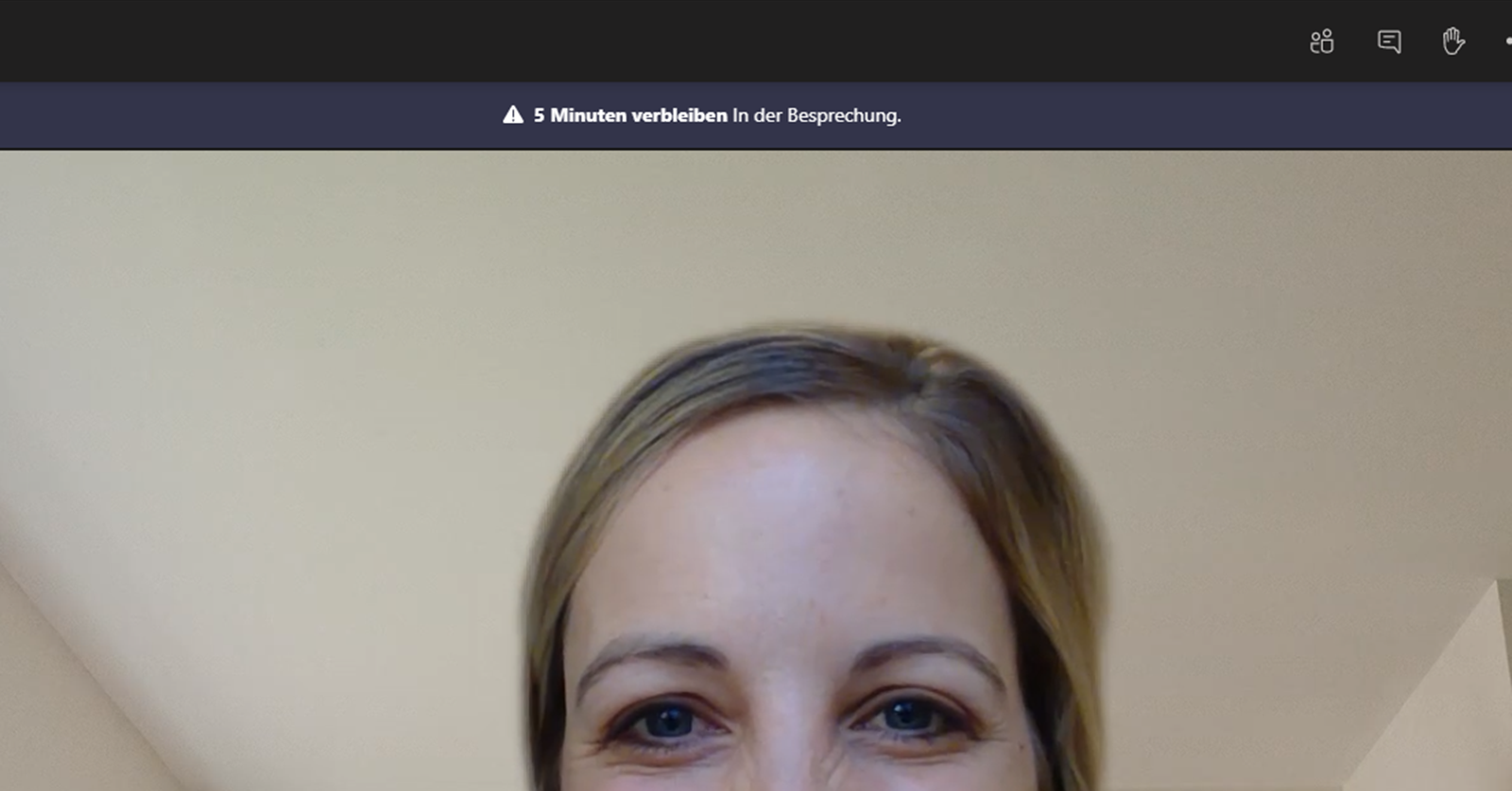 MS Teams Update | Schluss-Erinnerung Dialogfenster