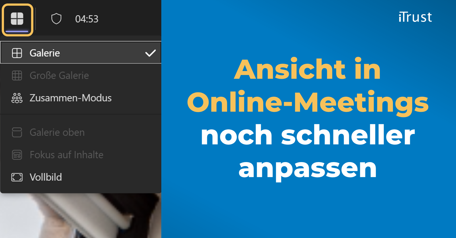 Was ist neu in Microsoft Teams - November 2021 - Online-Meeting-Ansicht